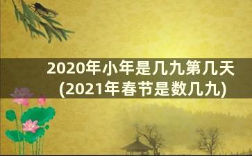 2020年小年是几九第几天(2021年春节是数几九)