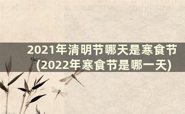 2021年清明节哪天是寒食节(2022年寒食节是哪一天)