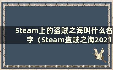 Steam上的盗贼之海叫什么名字（Steam盗贼之海2021会打折吗）