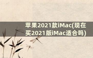 苹果2021款iMac(现在买2021版iMac适合吗)